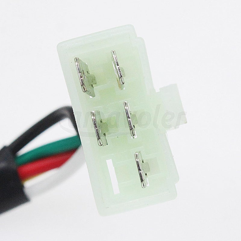 amavoler 5 Wire 5 Pin Ignition Key Switch Replacement Fit for 50cc 70cc 90cc 110cc 125cc 150cc 200cc 250cc Go Kart Dune Buggy ATV. - Image 3